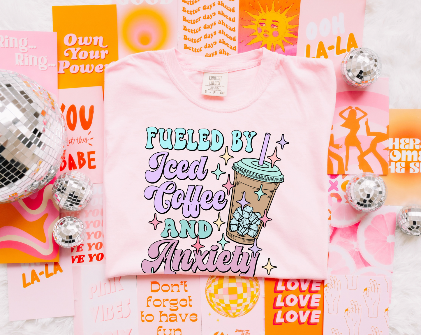 Iced Coffee And Anxiety Blossom Tee