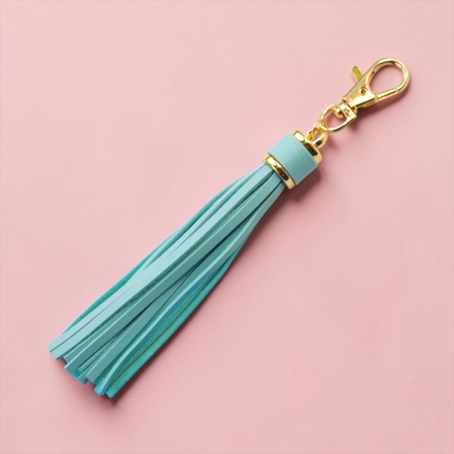 Malachite Green Tassel Keychain