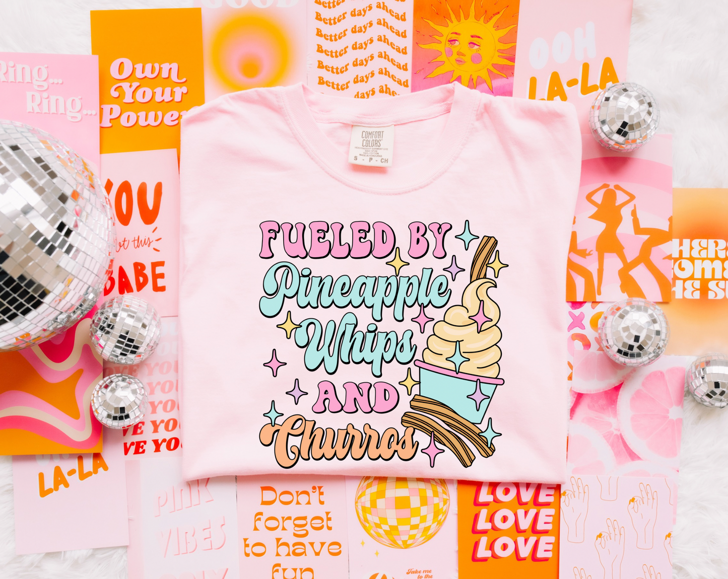 Pineapple Whips And Churros Blossom Tee