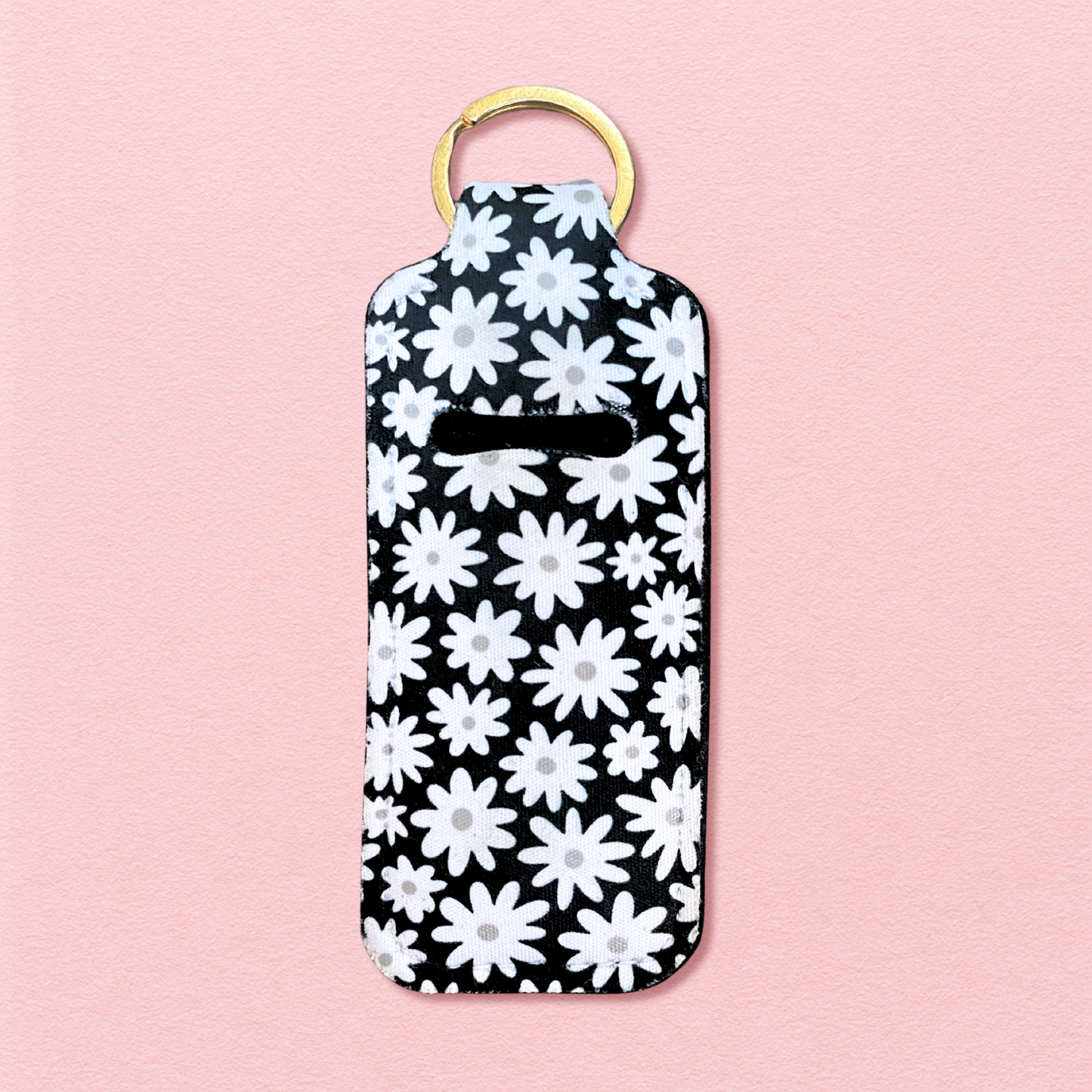 Daisy Daze Chapstick Holder Keychain