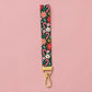 Chic Christmas Lanyard Wristlet Keychain