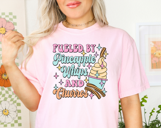 Pineapple Whips And Churros Blossom Tee