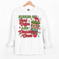 Iced Coffee And Christmas Cheer White Sweatshirt