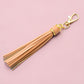 Khaki Tassel Keychain