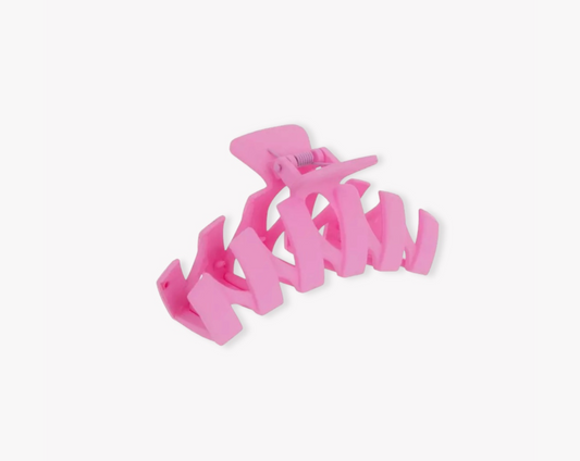 Large Pink Hair Claw Clip