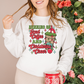 Iced Coffee And Christmas Cheer White Sweatshirt