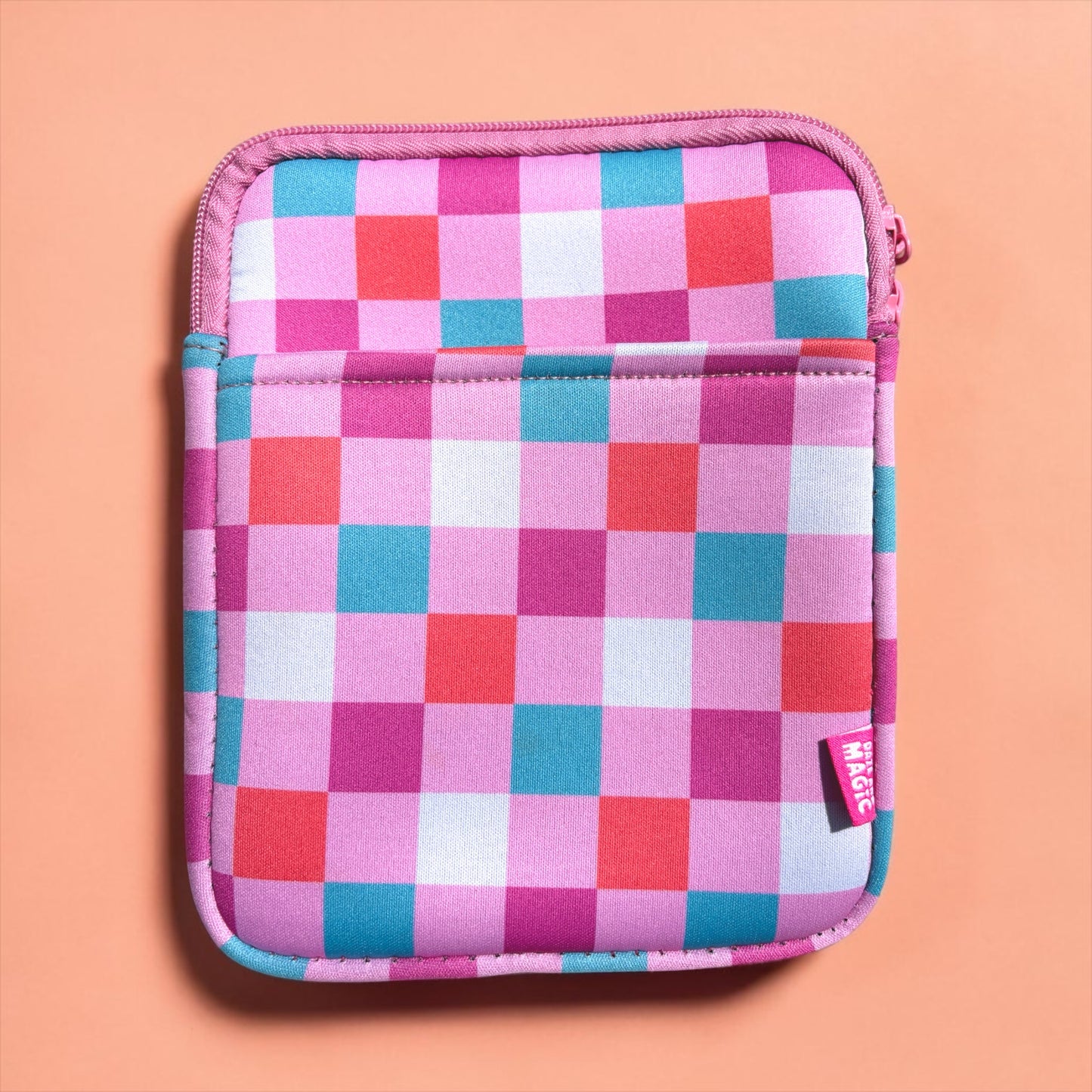 Pastel Checkered Small Tablet Sleeve