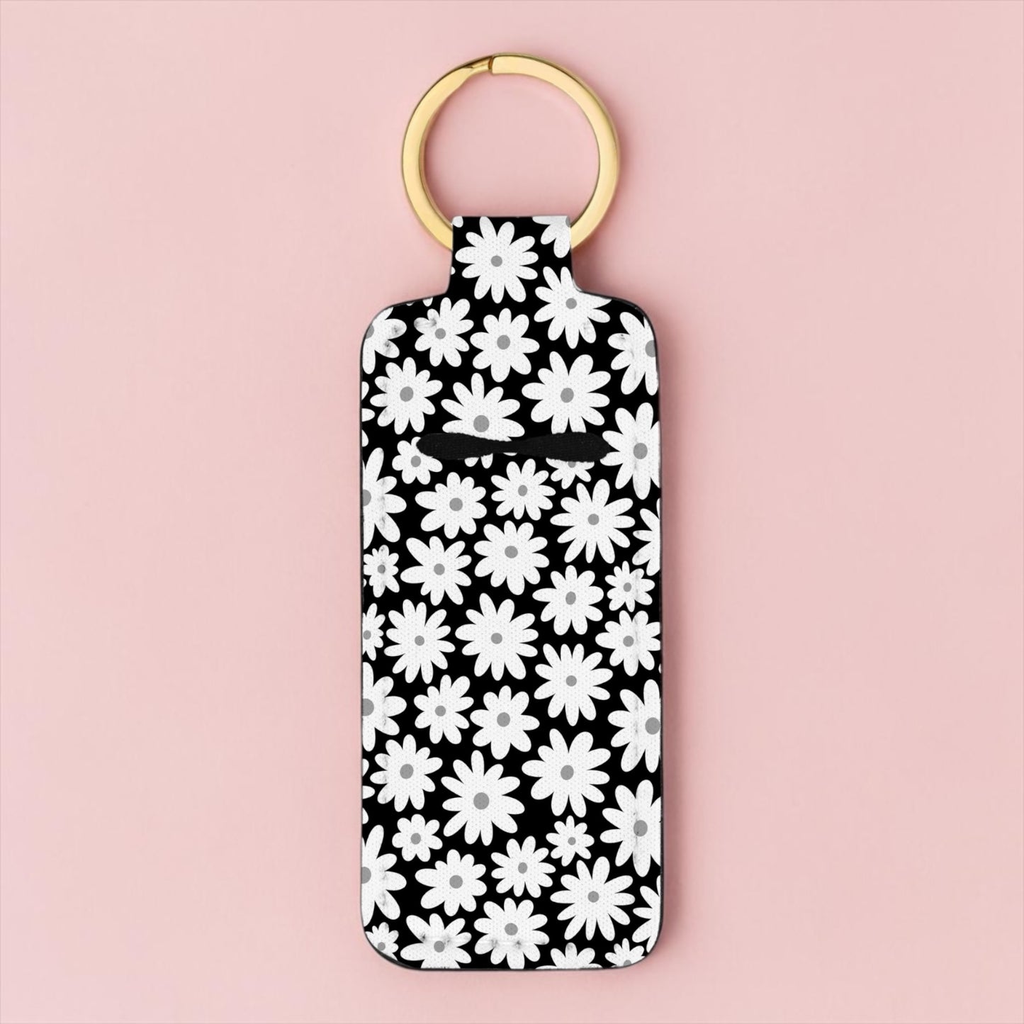 Daisy Daze Chapstick Holder Keychain
