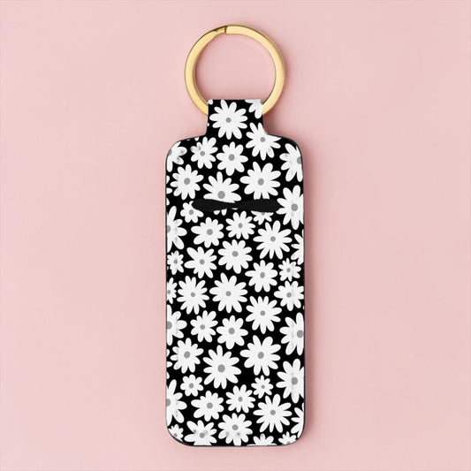 Daisy Daze Chapstick Holder Keychain