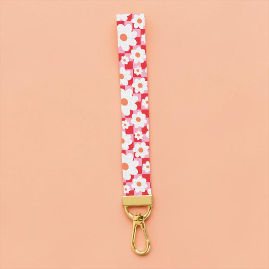 Retro Valentine Lanyard Wristlet