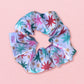 Christmas Stars Satin Scrunchie