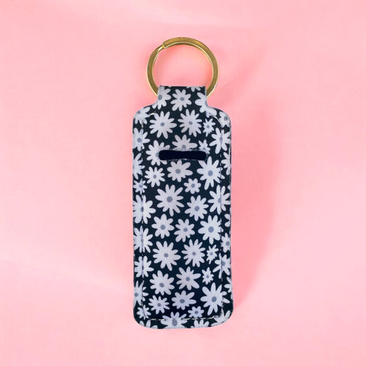 Daisy Daze Chapstick Holder Keychain