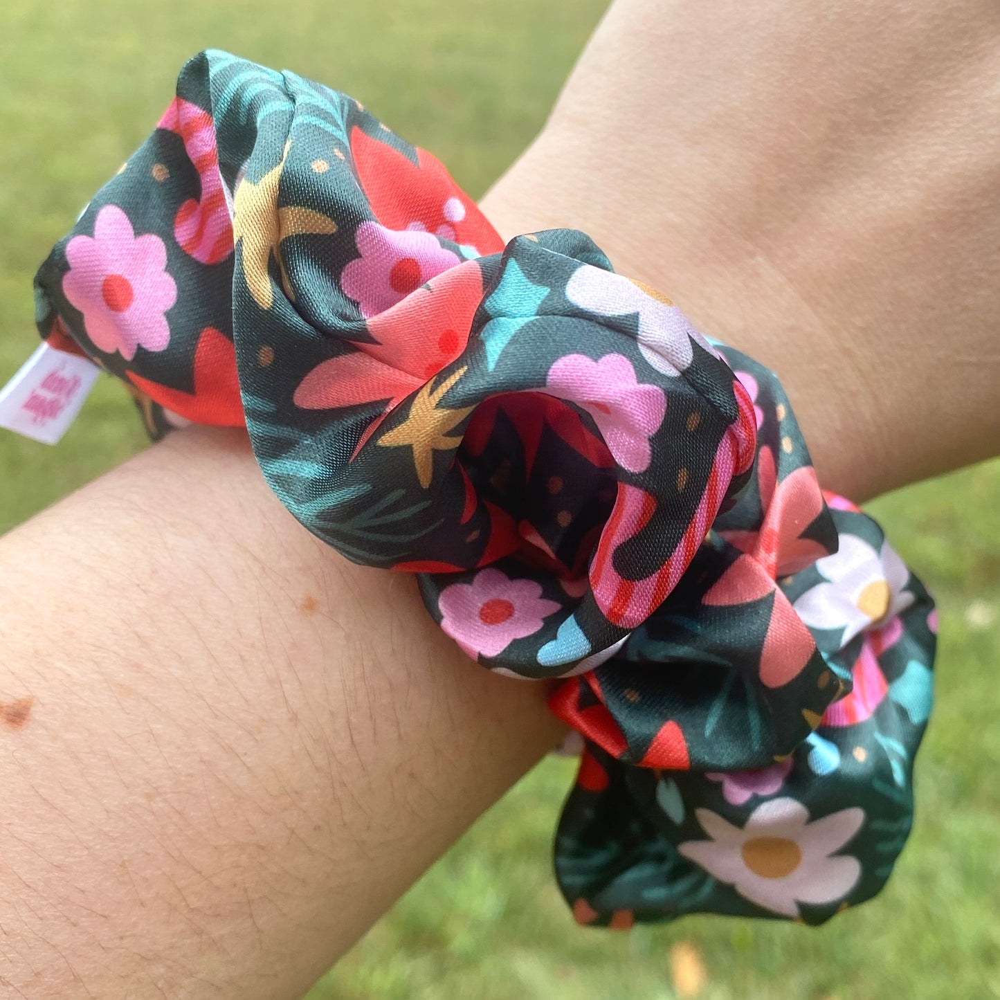 Chic Christmas Satin Scrunchie