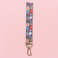 Chic Christmas Lanyard Wristlet Keychain