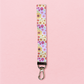 Fallin’ Florals Lanyard Wristlet Keychain