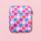 eBook/Tablet Sleeve Small Pastel Checkered