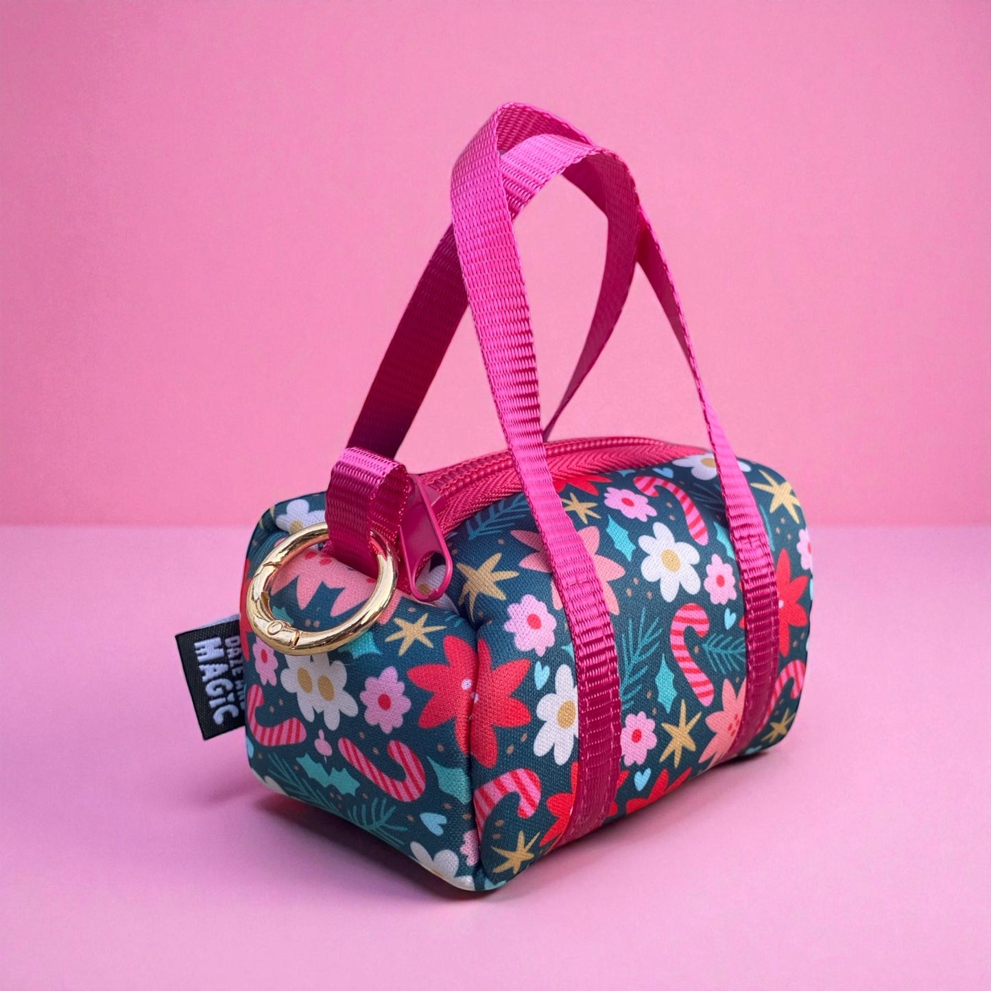 Chic Christmas Mini Bag Charm