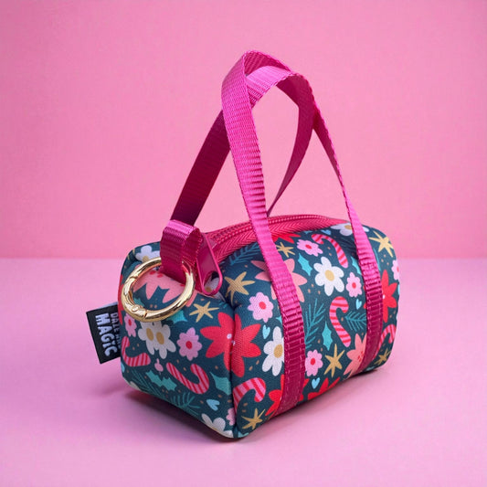 Chic Christmas Mini Bag Charm