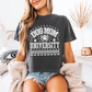 Dog Mom University Pepper Gray Boxy Crop Top