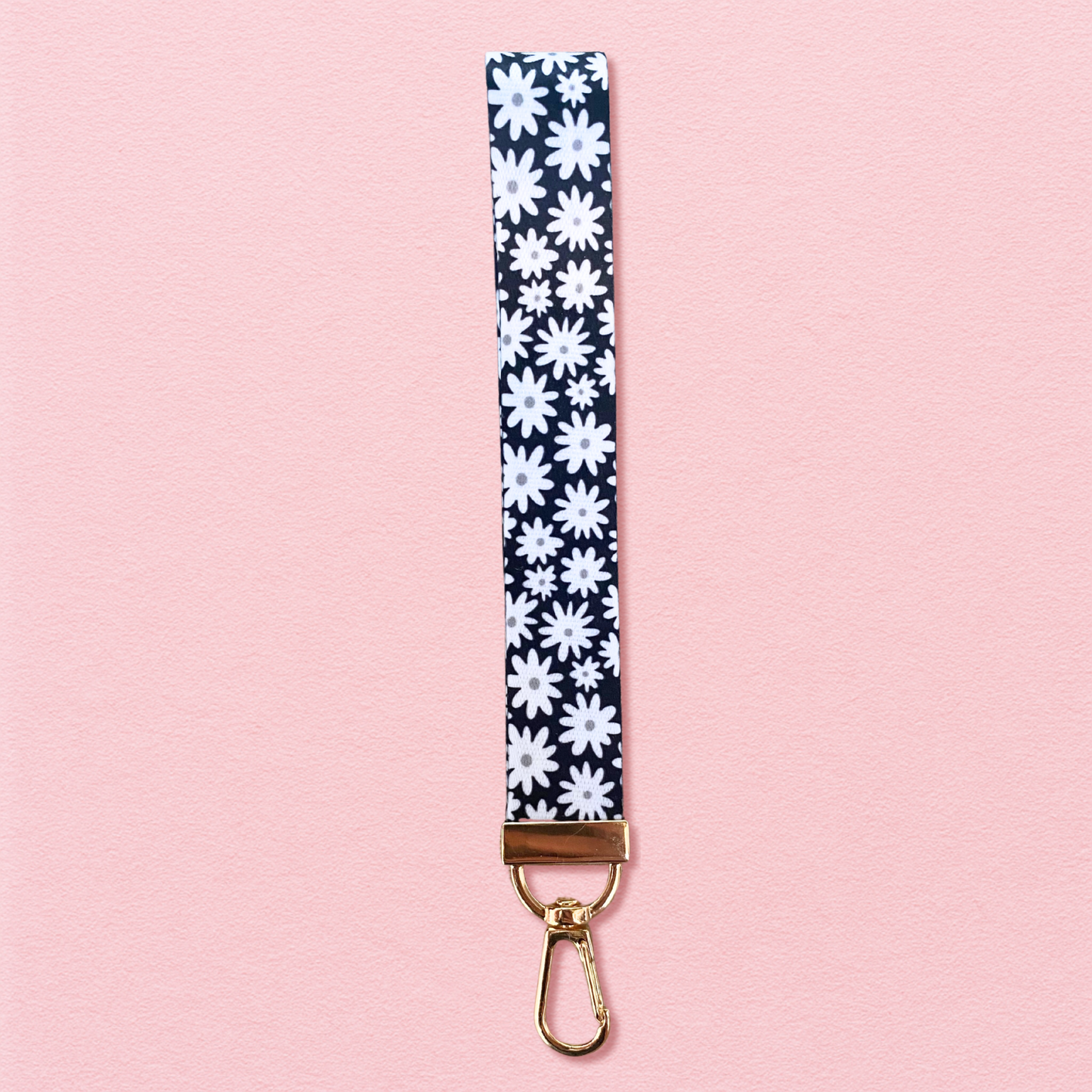Daisy Daze Lanyard Wristlet Keychain